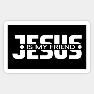 jesus-christ-team-jesus- religious - gift - Jesus is my friend Sticker